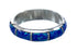 Genuine Sterling Silver Zuni Blue Opal Ring Size 7-3/4 AX130092